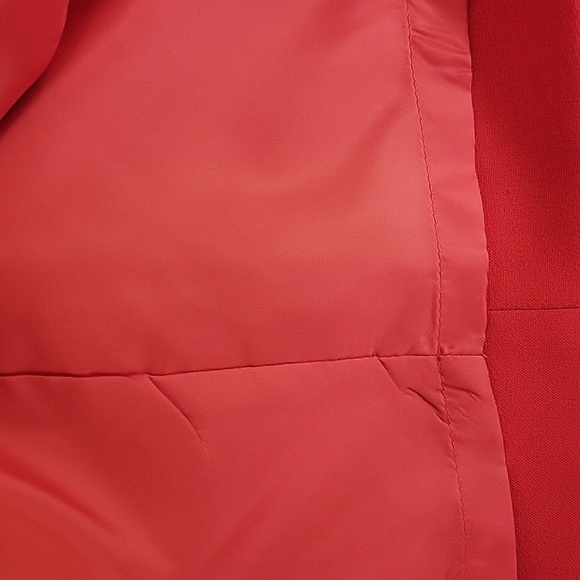 Calvin Klein women's sleeveless red dress fully lined new with tags. sz 12 - Picture 6 of 7